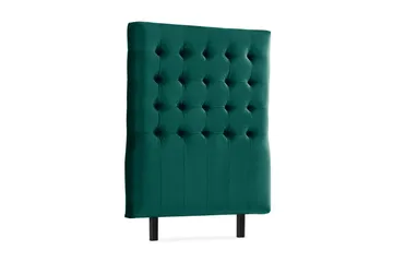Ella Sänggavel 90 cm Rutig - Grön/Sammet - Möbler - Säng - Sängtillbehör & sänggavel - Sänggavlar & huvudgavlar