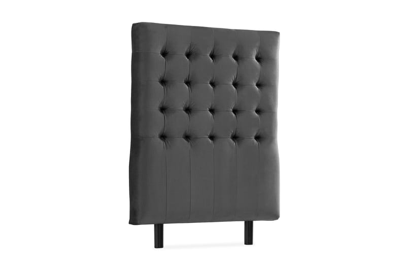 Ella Sänggavel 90 cm Rutig - Mellangrå/Sammet - Möbler - Säng - Sängtillbehör & sänggavel - Sänggavlar & huvudgavlar