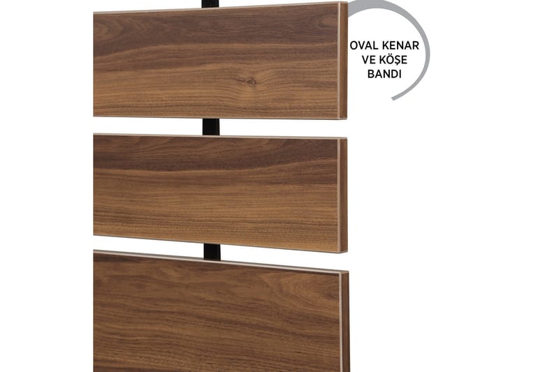 Feldene Sänggavel - Valnöt - Möbler - Säng - Sängtillbehör & sänggavel - Sänggavlar & huvudgavlar