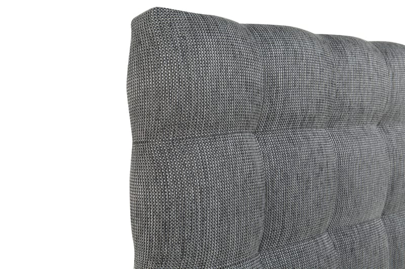 Hilton Lyx Sänggavel 140 cm Hög Rutig - Ljusgrå - Möbler - Säng - Sängtillbehör & sänggavel - Sänggavlar & huvudgavlar