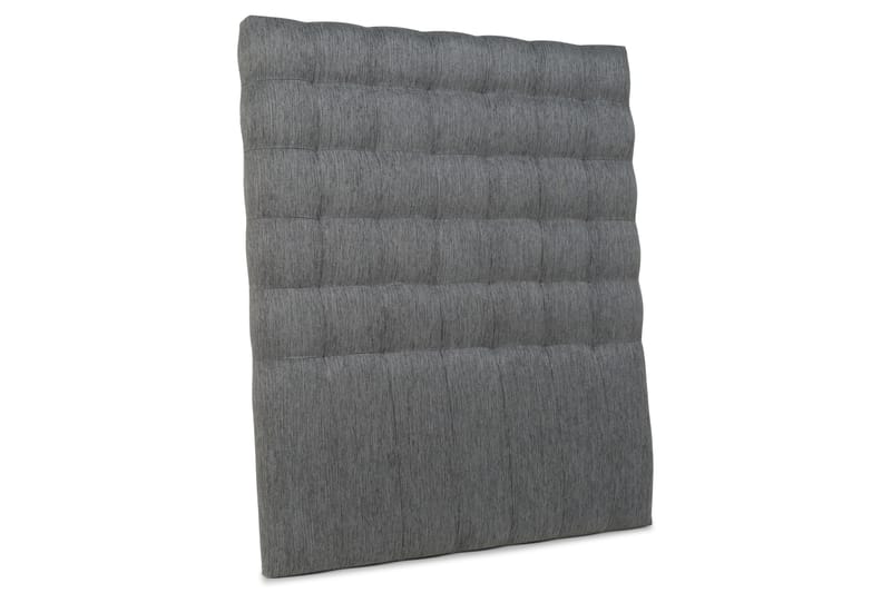 Hilton Lyx Sänggavel 140 cm Hög Rutig - Ljusgrå - Möbler - Säng - Sängtillbehör & sänggavel - Sänggavlar & huvudgavlar