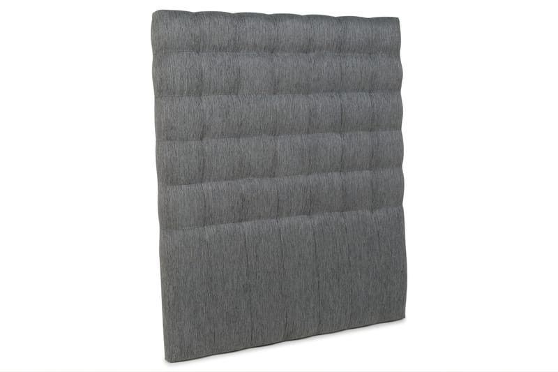 Hilton Lyx Sänggavel 140 cm Hög Rutig - Ljusgrå - Möbler - Säng - Sängtillbehör & sänggavel - Sänggavlar & huvudgavlar