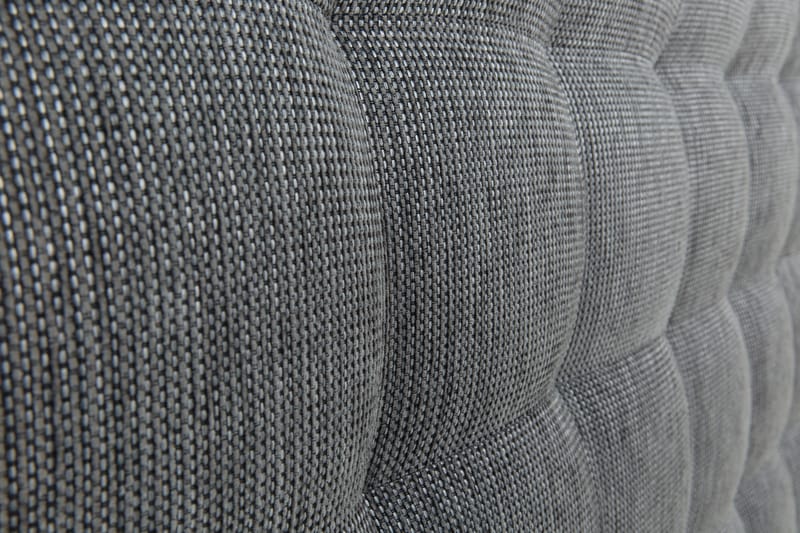 Hilton Lyx Sänggavel 140 cm Hög Rutig - Ljusgrå - Möbler - Säng - Sängtillbehör & sänggavel - Sänggavlar & huvudgavlar