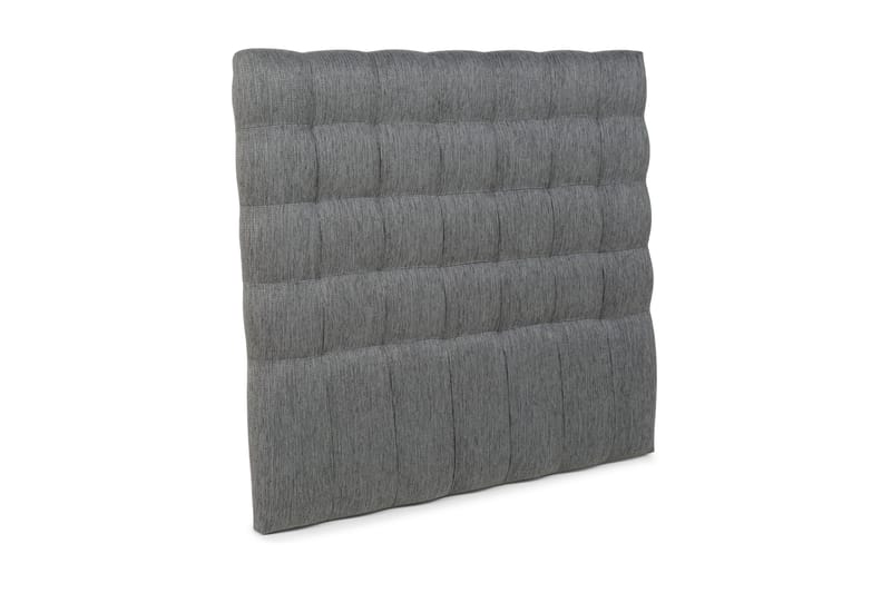 Hilton Lyx Sänggavel 140 cm Rutig - Mörkgrå - Möbler - Säng - Sängtillbehör & sänggavel - Sänggavlar & huvudgavlar