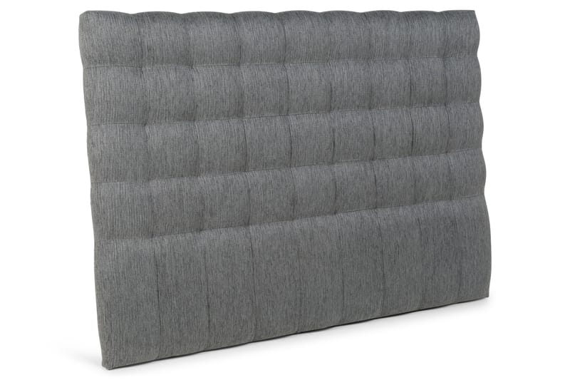 Hilton Lyx Sänggavel 160 cm Rutig - Mörkgrå - Möbler - Säng - Sängtillbehör & sänggavel - Sänggavlar & huvudgavlar