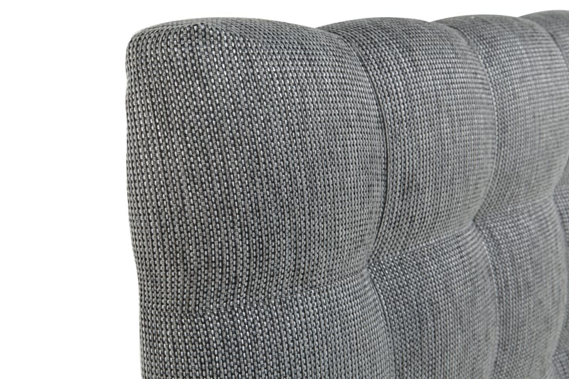 Hilton Lyx Sänggavel 180 cm Rutig - Mörkgrå - Möbler - Säng - Sängtillbehör & sänggavel - Sänggavlar & huvudgavlar