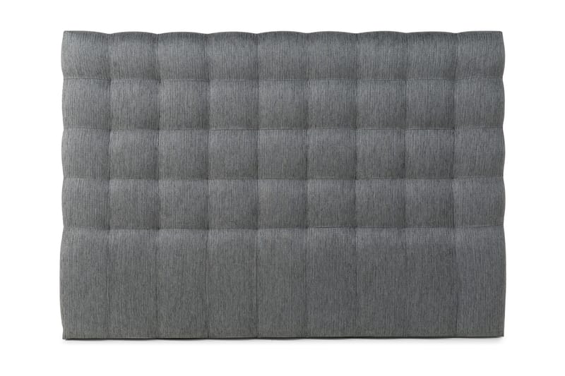 Hilton Lyx Sänggavel 180 cm Rutig - Mörkgrå - Möbler - Säng - Sängtillbehör & sänggavel - Sänggavlar & huvudgavlar