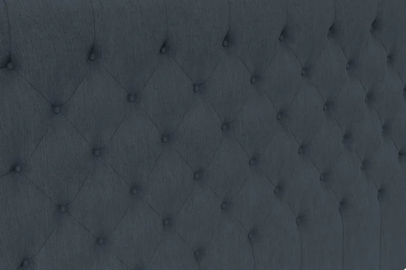 Hilton Lyx Sänggavel 210 cm Djuphäftad - Mörkblå - Möbler - Säng - Sängtillbehör & sänggavel - Sänggavlar & huvudgavlar