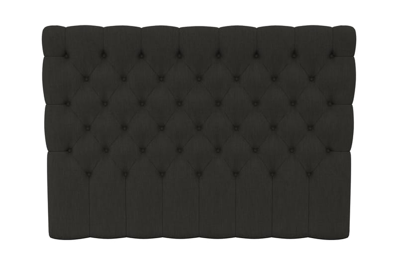 Hilton Lyx Sänggavel 210 cm Djuphäftad - Svart - Möbler - Säng - Sängtillbehör & sänggavel - Sänggavlar & huvudgavlar
