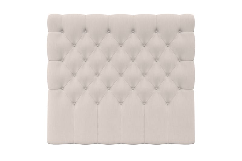 Hilton Lyx/Superior Lyx Sänggavel 140 cm Djuphäftad - Beige - Möbler - Säng - Sängtillbehör & sänggavel - Sänggavlar & huvudgavlar