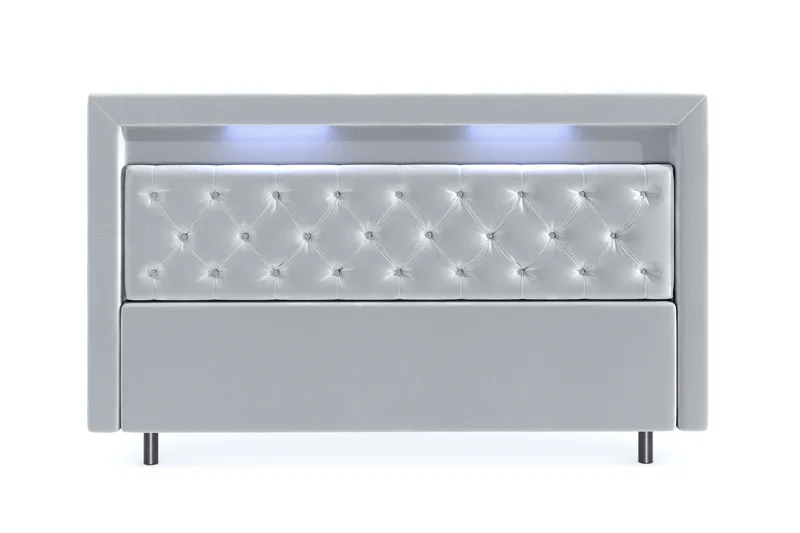 Hilton Velvet LED Gavel 200, Ljusgrå