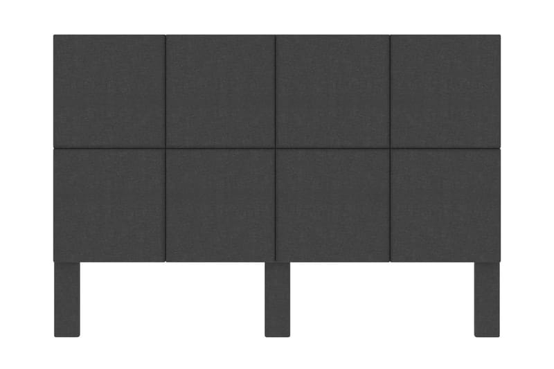 Huvudgavel mörkgrå tyg tuftad 160x200 cm - Grå - Möbler - Säng - Sängtillbehör & sänggavel - Sänggavlar & huvudgavlar