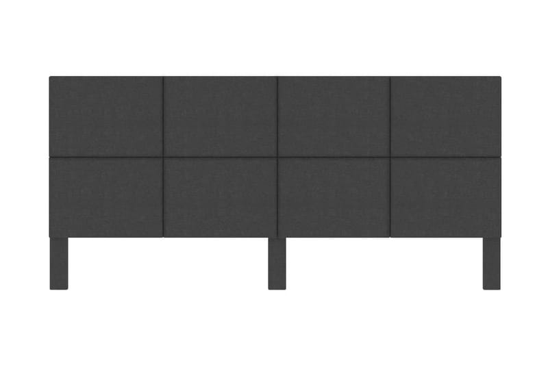Huvudgavel mörkgrå tyg tuftad 200x200 cm - Grå - Möbler - Säng - Sängtillbehör & sänggavel - Sänggavlar & huvudgavlar