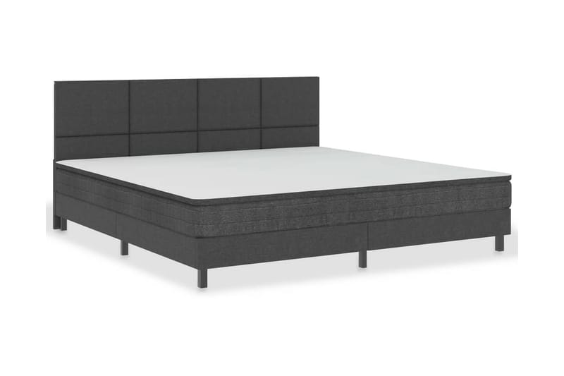 Huvudgavel mörkgrå tyg tuftad 200x200 cm - Grå - Möbler - Säng - Sängtillbehör & sänggavel - Sänggavlar & huvudgavlar