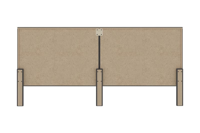 Huvudgavel mörkgrå tyg tuftad 200x200 cm - Grå - Möbler - Säng - Sängtillbehör & sänggavel - Sänggavlar & huvudgavlar