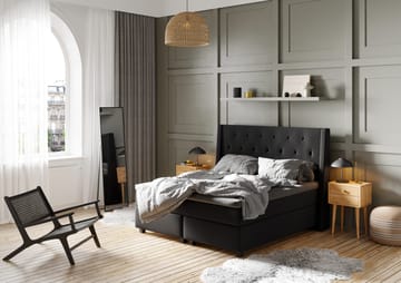 Imperia Sänggavel 160 cm - Svart - Möbler - Säng - Sängtillbehör & sänggavel - Sänggavlar & huvudgavlar