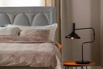 Leva Sänggavel 120 cm - Ljusgrå/Sammet - Möbler - Säng - Sängtillbehör & sänggavel - Sänggavlar & huvudgavlar