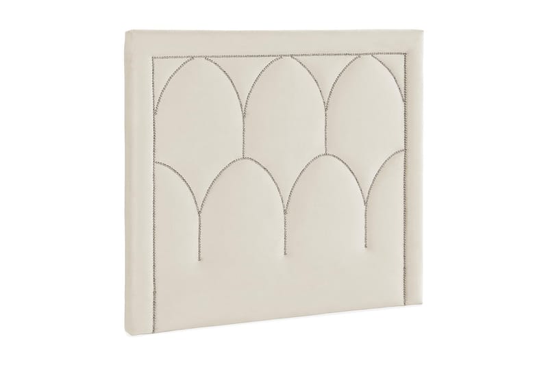 Leva Sänggavel 120cm - Beige/Sammet - Möbler - Säng - Sängtillbehör & sänggavel - Sänggavlar & huvudgavlar