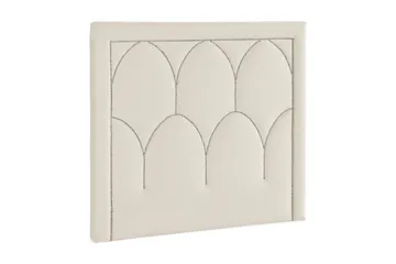 Leva Sänggavel 120cm - Beige/Sammet - Möbler - Säng - Sängtillbehör & sänggavel - Sänggavlar & huvudgavlar