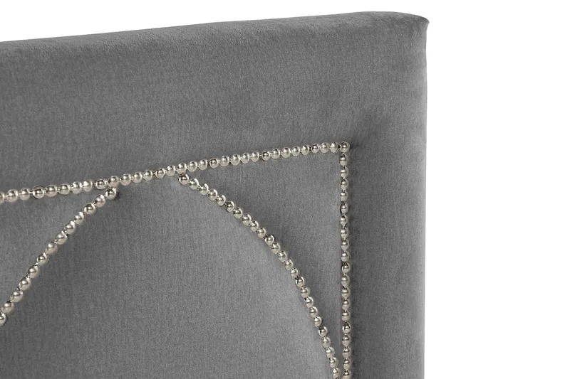 Leva Sänggavel 120cm - Mörkgrå/Sammet - Möbler - Säng - Sängtillbehör & sänggavel - Sänggavlar & huvudgavlar