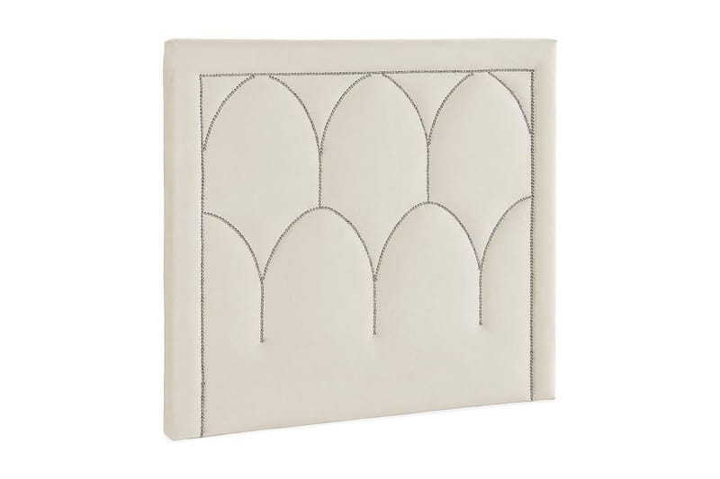 Leva Sänggavel 140cm - Beige/Sammet - Möbler - Säng - Sängtillbehör & sänggavel - Sänggavlar & huvudgavlar