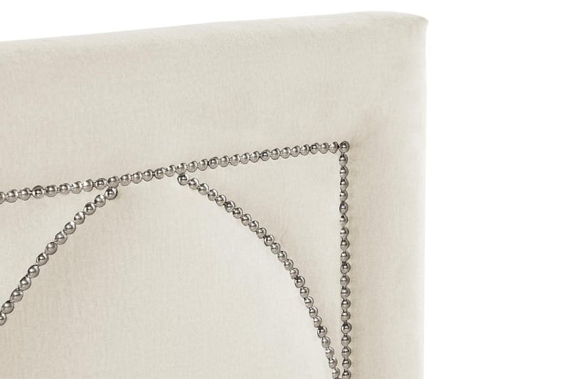 Leva Sänggavel 140cm - Beige/Sammet - Möbler - Säng - Sängtillbehör & sänggavel - Sänggavlar & huvudgavlar