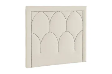 Leva Sänggavel 140cm - Beige/Sammet - Möbler - Säng - Sängtillbehör & sänggavel - Sänggavlar & huvudgavlar