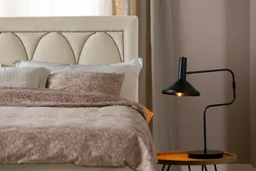 Leva Sänggavel 180cm - Beige/Sammet - M öbler - Säng - Sängtillbehör & sänggavel - Sänggavlar & huvudgavlar