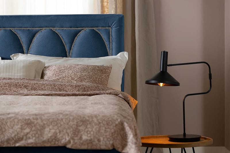 Leva Sänggavel 180cm - Mörkblå/Sammet - Möbler - Säng - Sängtillbehör & sänggavel - Sänggavlar & huvudgavlar