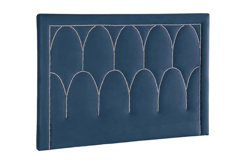 Leva Sänggavel 180cm - Mörkblå/Sammet - Möbler - Säng - Sängtillbehör & sänggavel - Sänggavlar & huvudgavlar