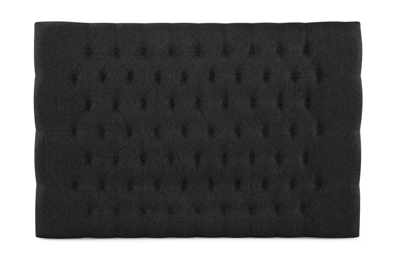 Lucky Diamant Sänggavel 180 cm - Svart/Grå - Möbler - Säng - Sängtillbehör & sänggavel - Sänggavlar & huvudgavlar