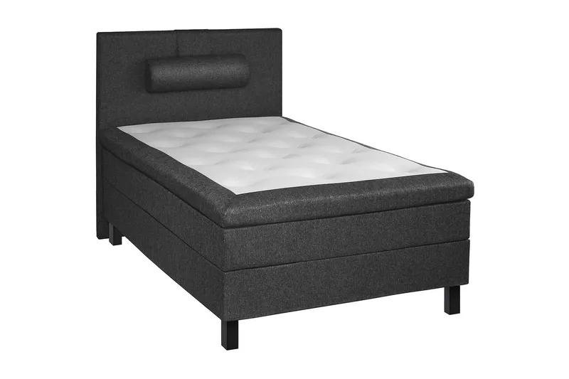 Lucky Sänggavel Slät 120 cm Svart/Grå - Svart/Grå - Möbler - Säng - Sängtillbehör & sänggavel - Sänggavlar & huvudgavlar