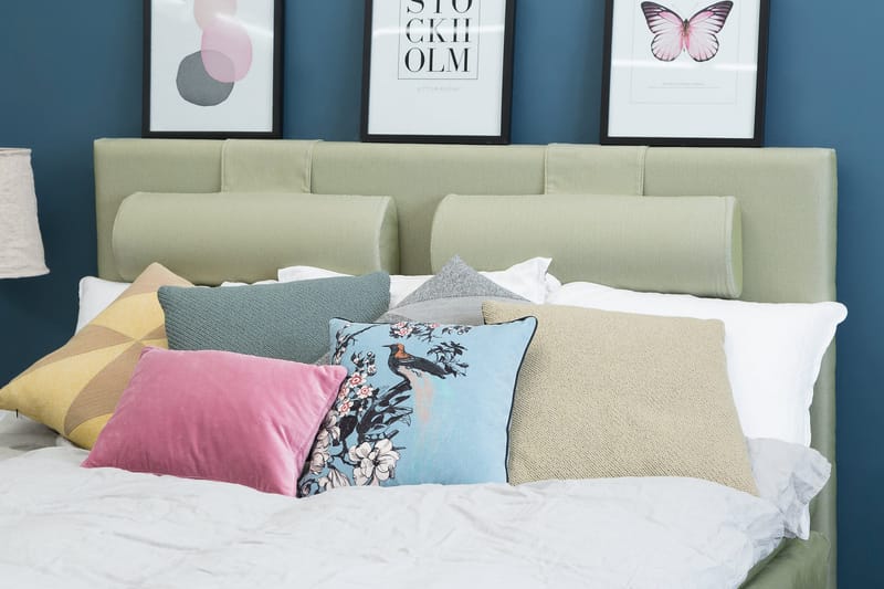 Lucky Sänggavel Slät 150 cm - Grön - Möbler - Säng - Sängtillbehör & sänggavel - Sänggavlar & huvudgavlar