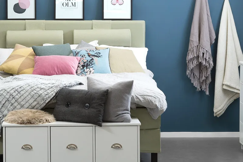 Lucky Sänggavel Slät 150 cm - Grön - Möbler - Säng - Sängtillbehör & sänggavel - Sänggavlar & huvudgavlar