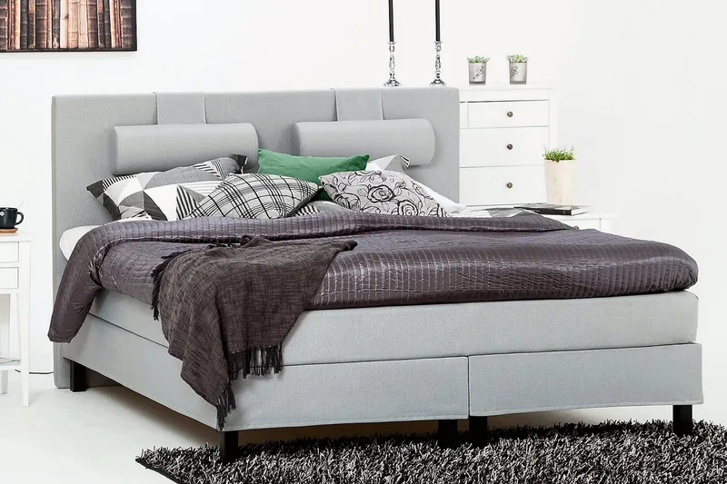 Lucky Sänggavel Slät 150 cm - Mellangrå - Möbler - Säng - Sängtillbehör & sänggavel - Sänggavlar & huvudgavlar