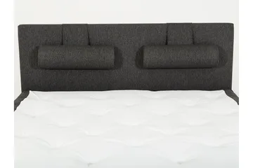 Lucky Sänggavel Slät 150 cm - Svart/Grå - Möbler - Säng - Sängtillbehör & sänggavel - Sänggavlar & huvudgavlar