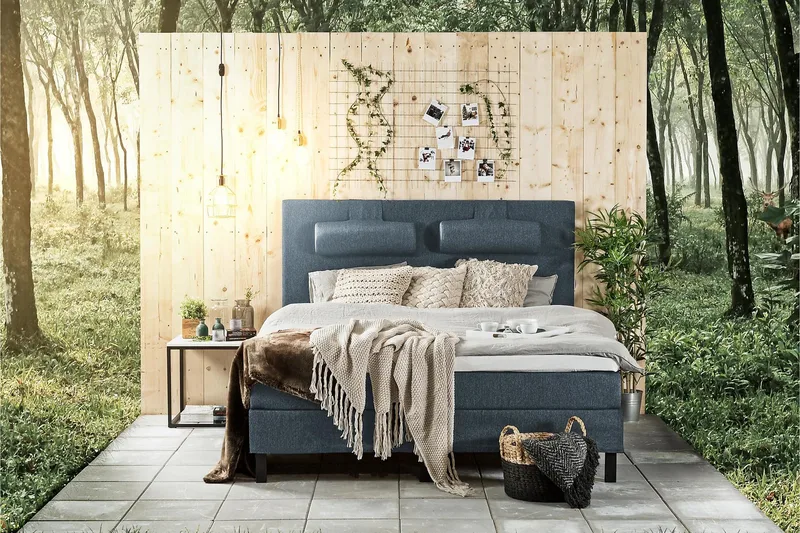 Lucky Sänggavel Slät 160 - Mörkblå - Möbler - Säng - Sängtillbehör & sänggavel - Sänggavlar & huvudgavlar