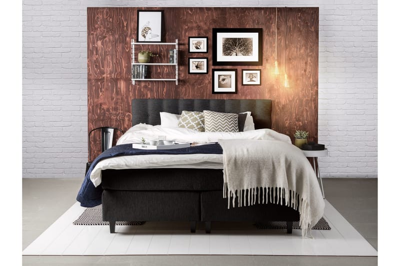 Pascale Sänggavel 160 cm - Svart - Möbler - Säng - Sängtillbehör & sänggavel - Sänggavlar & huvudgavlar