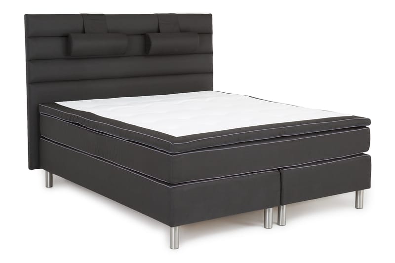 Queen Sänggavel 190 cm Djuphäftad Linjerad - Svart - Möbler - Säng - Sängtillbehör & sänggavel - Sänggavlar & huvudgavlar