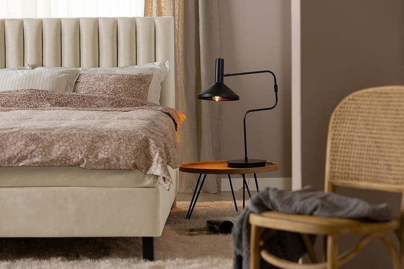 Rakel Sänggavel 140cm - Beige/Sammet - Möbler - Säng - Sängtillbehör & sänggavel - Sänggavlar & huvudgavlar