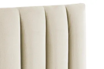 Rakel Sänggavel 160cm - Beige/Sammet - Möbler - Säng - Sängtillbehör & sänggavel - Sänggavlar & huvudgavlar