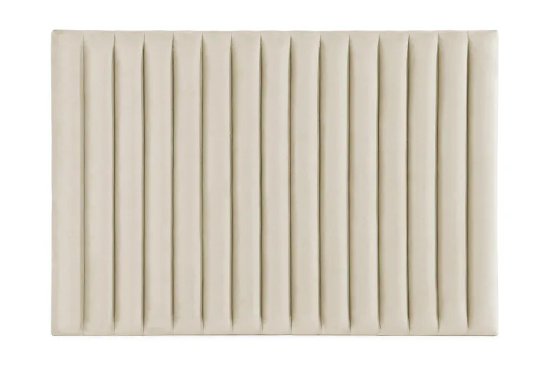 Rakel Sänggavel 160cm, Beige/Sammet