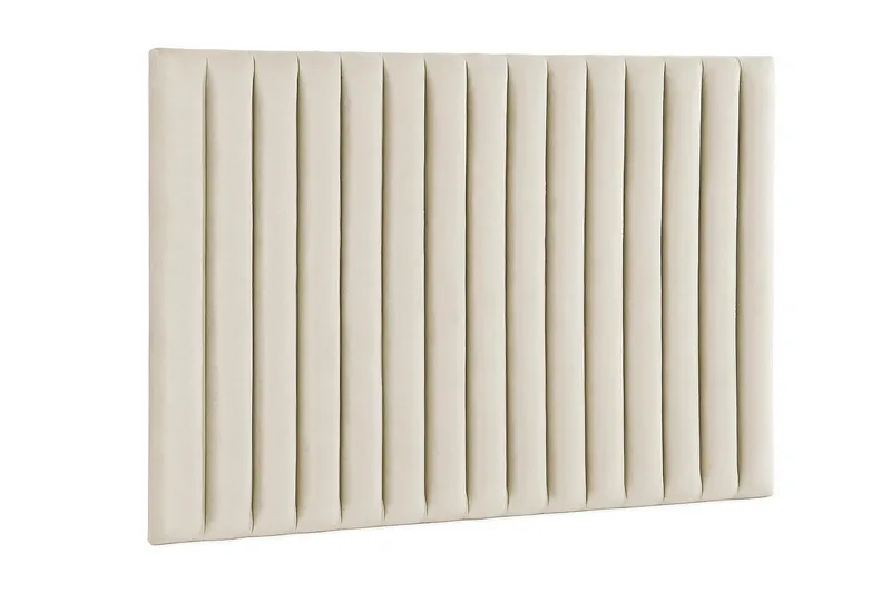 Rakel Sänggavel 180cm - Beige/Sammet - Möbler - Säng - Sängtillbehör & sänggavel - Sänggavlar & huvudgavlar