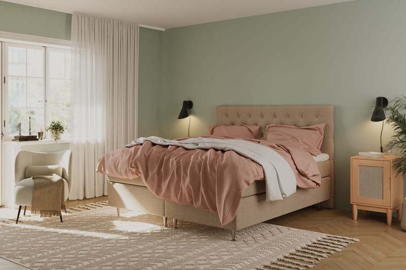 Royal Sänggavel 160 cm - Beige - Möbler - Säng - Sängtillbehör & sänggavel - Sänggavlar & huvudgavlar