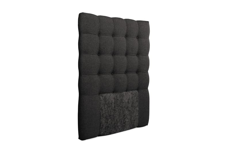 Royal Sänggavel med Rutor 105 cm - Mörkgrå - Möbler - Säng - Sängtillbehör & sänggavel - Sänggavlar & huvudgavlar
