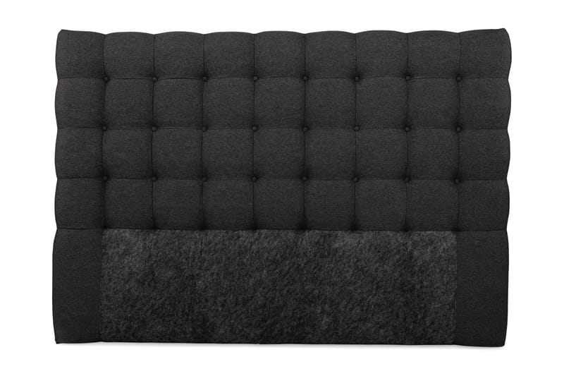 Royal Sänggavel med Rutor 160 cm - Mörkgrå - Möbler - Säng - Sängtillbehör & sänggavel - Sänggavlar & huvudgavlar