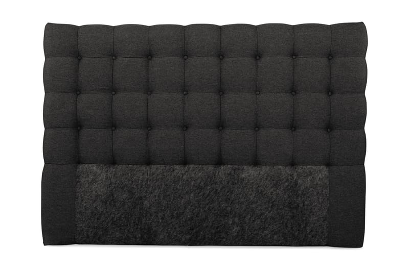 Royal Sänggavel med Rutor 180 cm - Mörkgrå - Möbler - Säng - Sängtillbehör & sänggavel - Sänggavlar & huvudgavlar