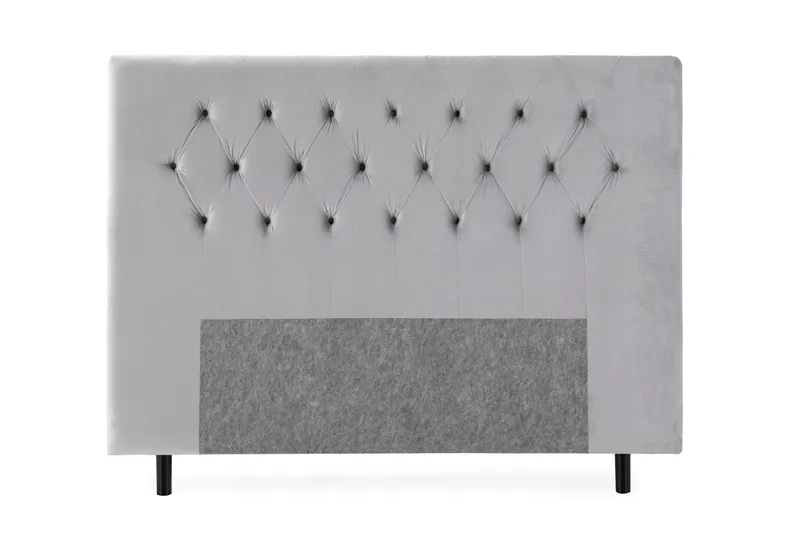 Royal Velvet Sänggavel 160 cm - Ljusgrå - Möbler - Säng - Sängtillbehör & sänggavel - Sänggavlar & huvudgavlar