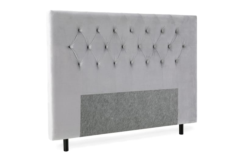 Royal Velvet Sänggavel 160 cm - Ljusgrå - Möbler - Säng - Sängtillbehör & sänggavel - Sänggavlar & huvudgavlar