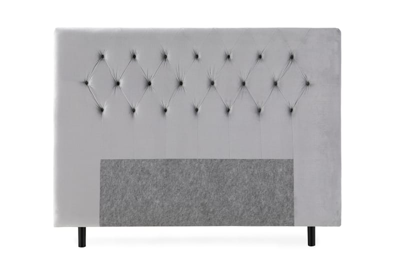 Royal Velvet Sänggavel 160 cm - Ljusgrå - Möbler - Säng - Sängtillbehör & sänggavel - Sänggavlar & huvudgavlar